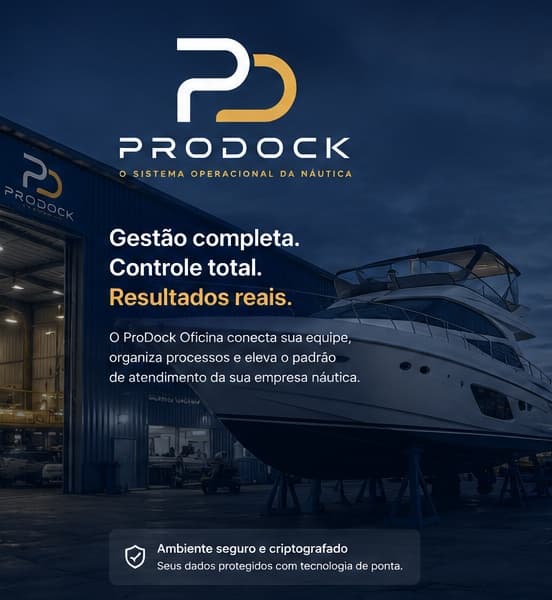 ProDock — painel visual do login (CV-000)